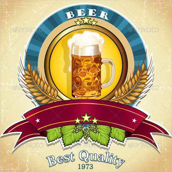Beer Label Template Free Inspirational Beer Label Template 27 Free Eps Psd Ai Illustrator