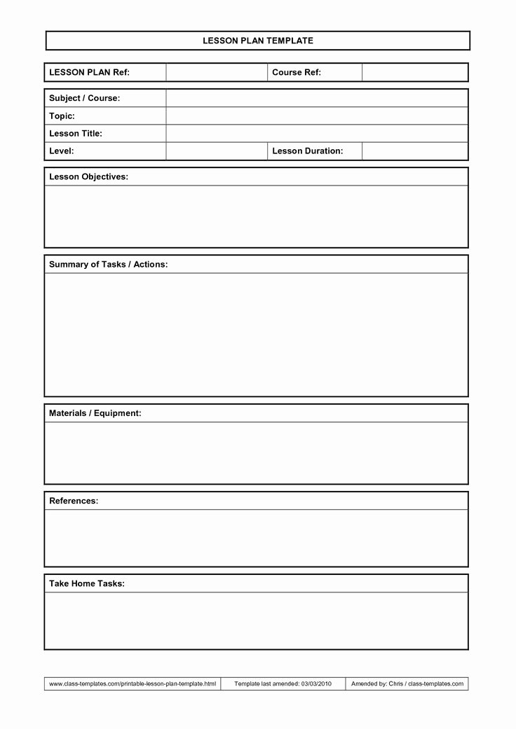 Best Lesson Plan Template Awesome 17 Best Ideas About Printable Templates On Pinterest