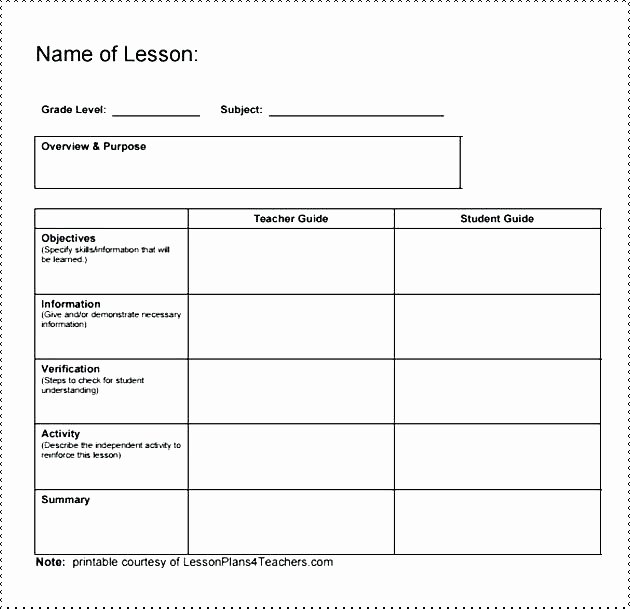 Best Lesson Plan Template Best Of Micro Teach Lesson Plan Blank Template Word Sample Blank