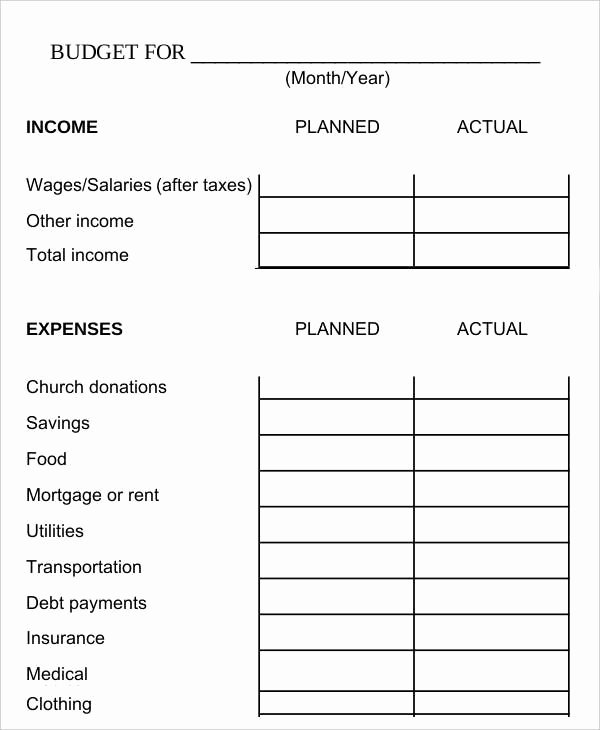Bi Weekly Budget Template Awesome Pinterest