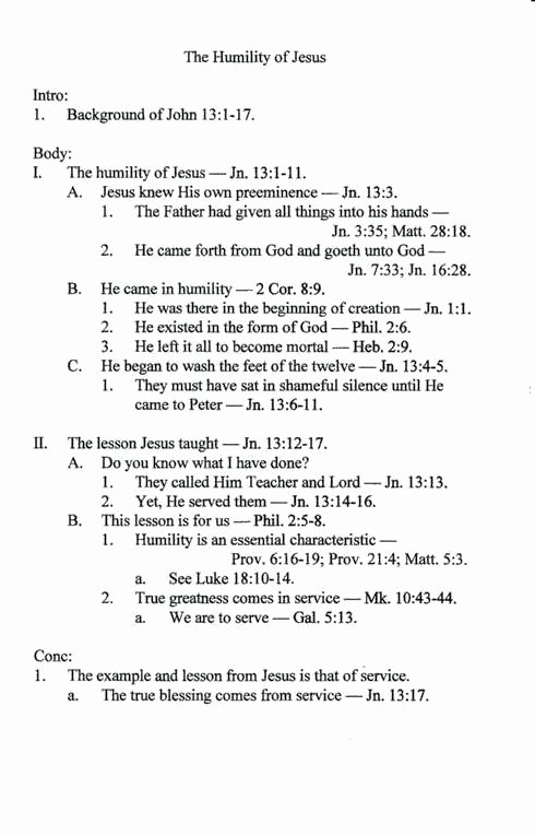 Bible Study Outline Template New Bible Study Outline Template