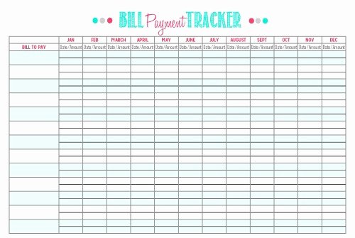 Bill Pay Schedule Template Beautiful How to organize Bills Clean and Scentsible
