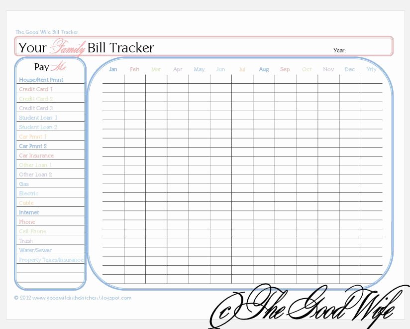 Bill Paying Calendar Template Best Of Household Binder Family Home eventing