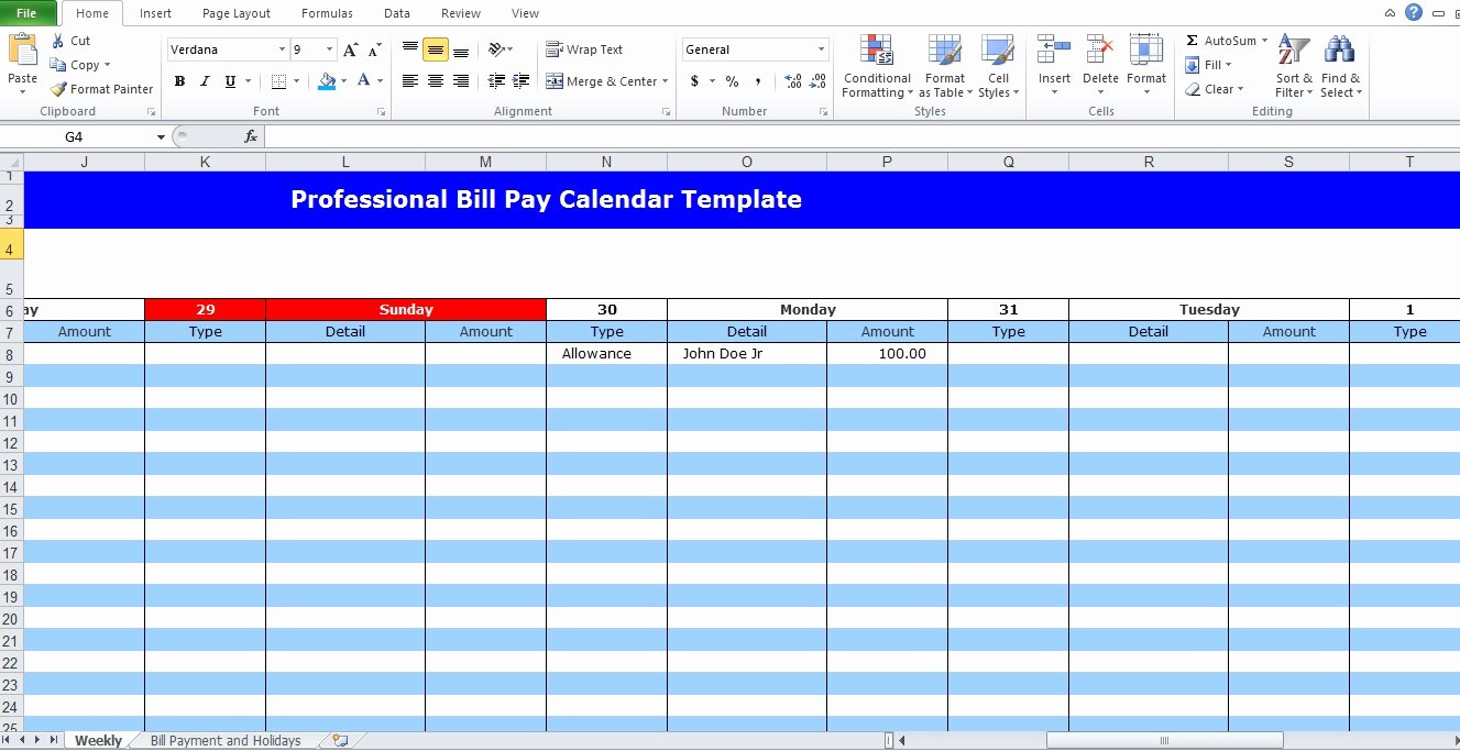 Bill Paying Calendar Template Luxury Professional Bill Pay Calendar Template Excel Tmp