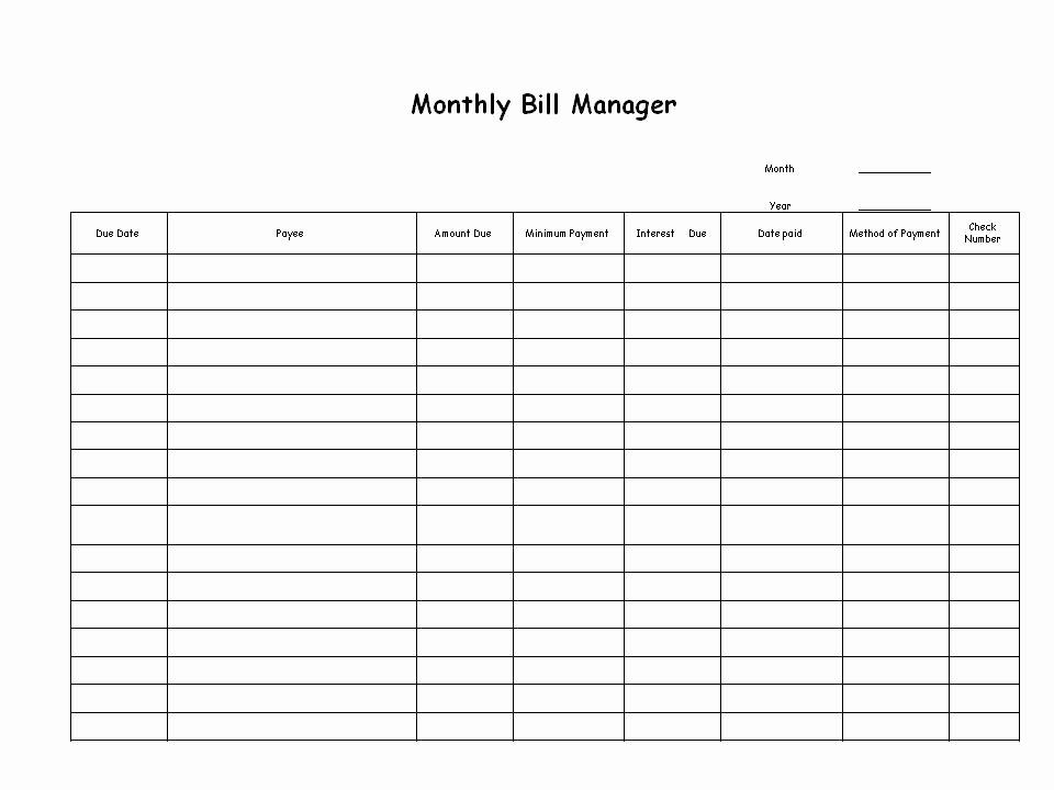 Bill Paying Calendar Template Unique Bill Paying Archives Ellen S Blog Professional