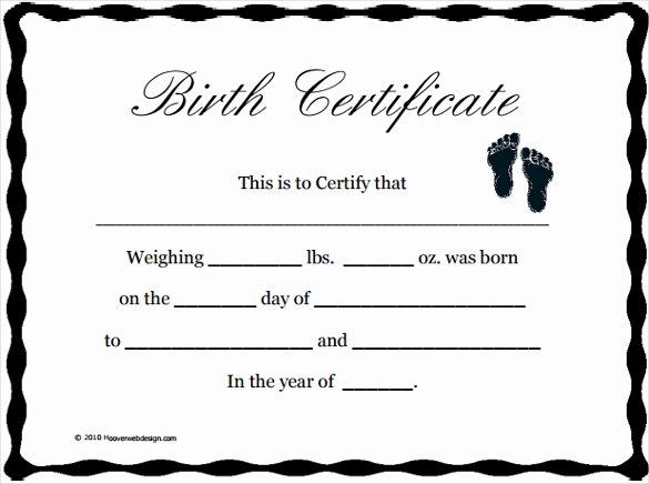 Birth Certificate Template Word Elegant Birth Certificate Template 38 Word Pdf Psd Ai