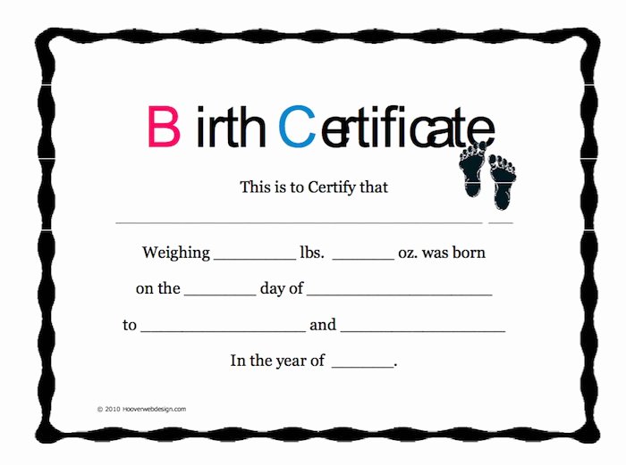 Birth Certificate Template Word Lovely 15 Birth Certificate Templates Word &amp; Pdf Template Lab