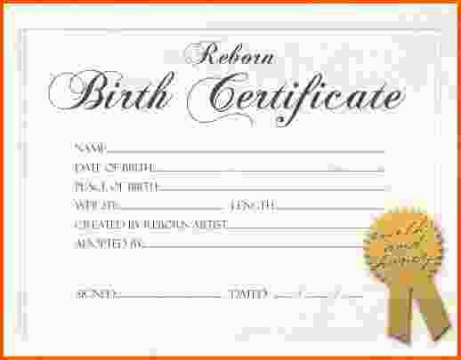 Birth Certificate Template Word New Birth Certificate Template for Microsoft Word Birth