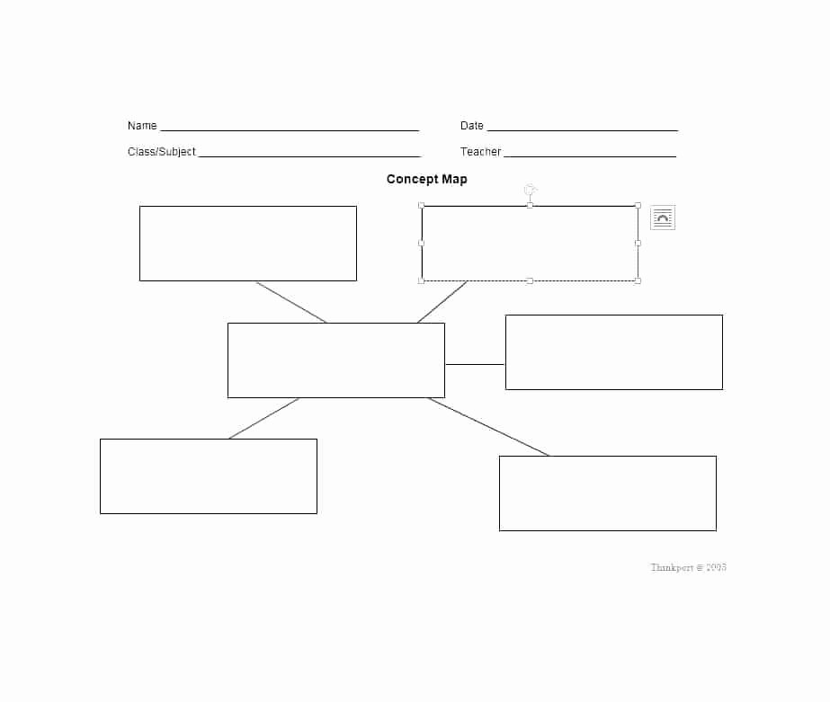 Blank Concept Map Template New Blank Concept Map Template Inspirational Resume New Mind