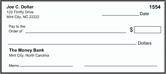 Blank Money order Template Best Of Money Basics Managing A Checking Account