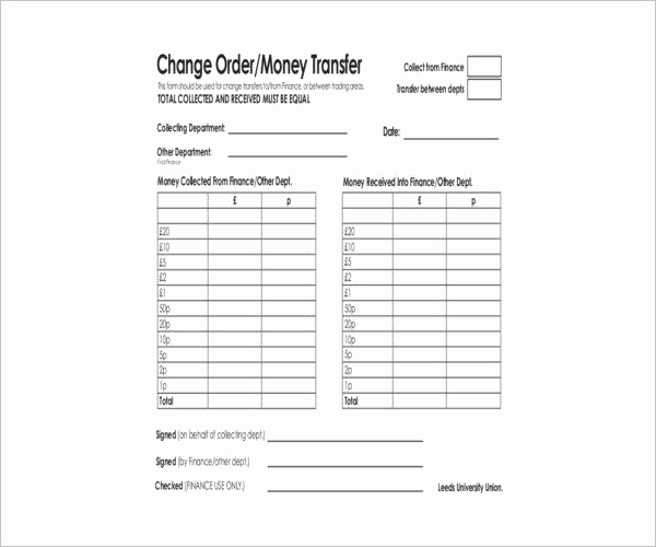 Blank Money order Template Luxury 12 Money order forms Free Pdf Download formats