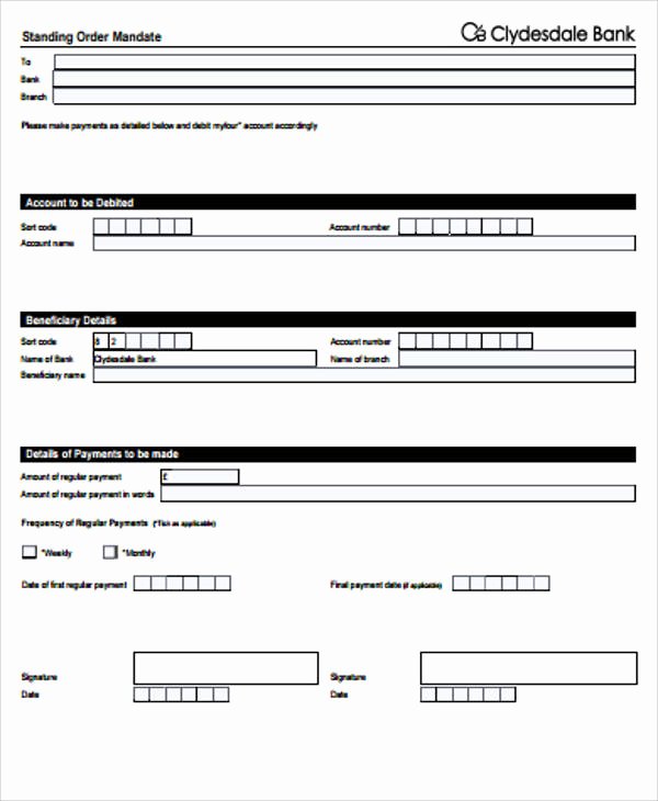 Blank order form Template Elegant 9 Sample Blank order forms