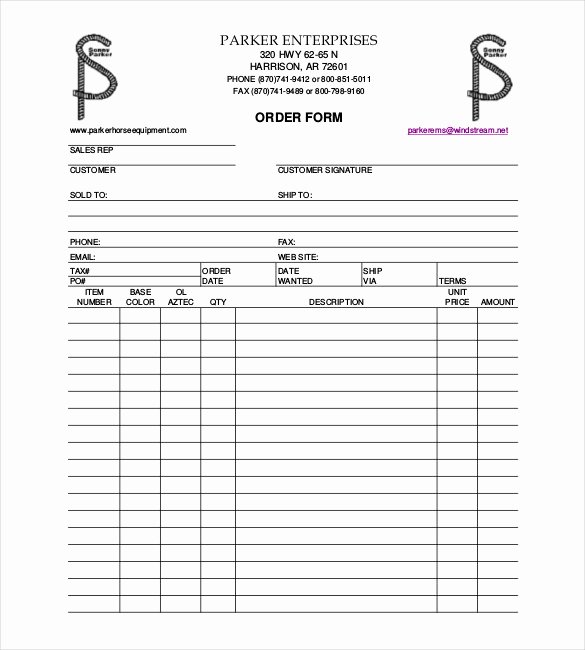 Blank order form Template Luxury 41 Blank order form Templates Pdf Doc Excel