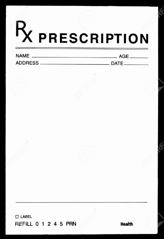 Blank Prescription Pad Template Luxury 10 Prescription Templates Doctor Pharmacy Medical