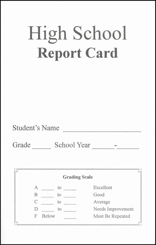 Blank Report Card Template Awesome Best S Of Continent Report Template Spanish Book