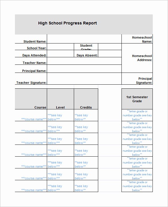 Blank Report Card Template Fresh 20 Report Card Templates Doc Pdf Psd