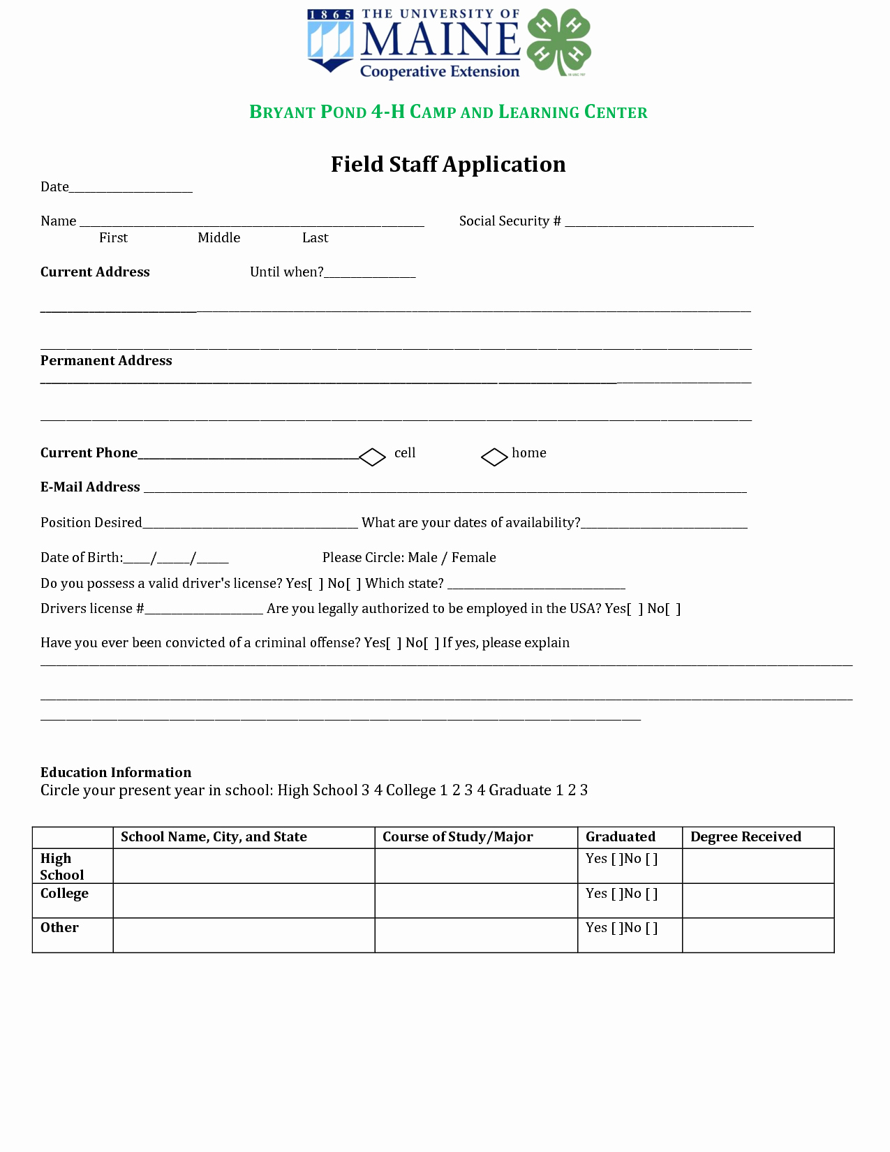 Blank Scholarship Application Template Fresh 6 Best Of Scholarship Application form Printable
