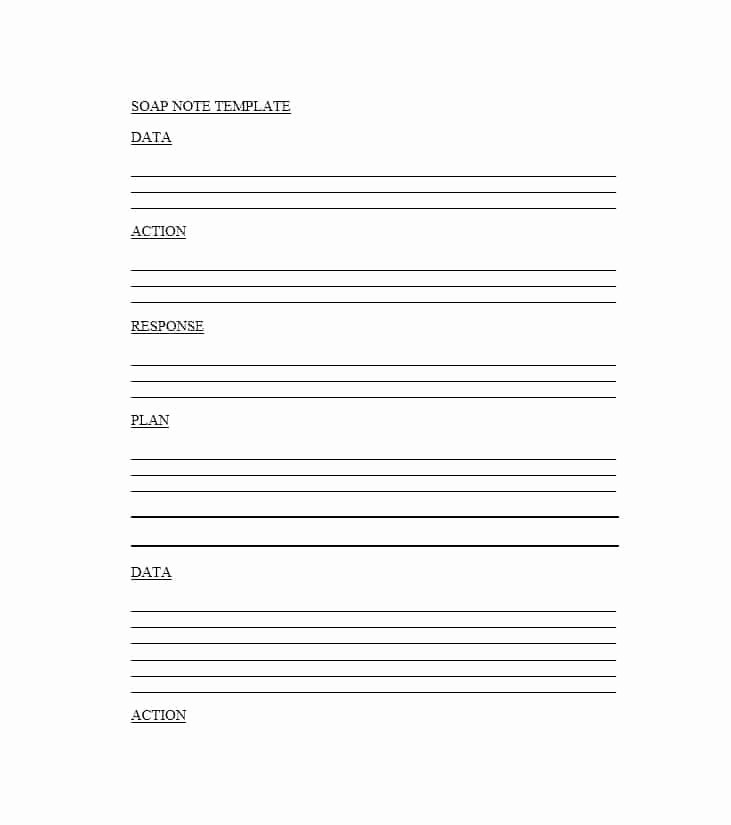 Blank soap Note Template Best Of 40 Fantastic soap Note Examples &amp; Templates Template Lab
