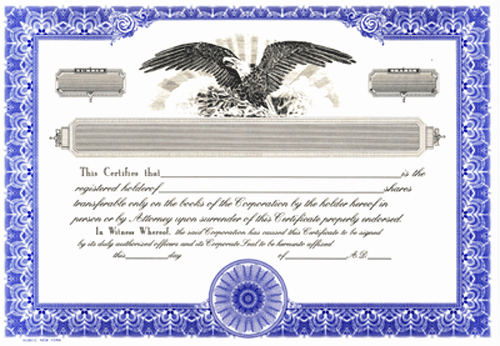 Blank Stock Certificate Template Inspirational Blank Stock Certificates Free Printable Documents