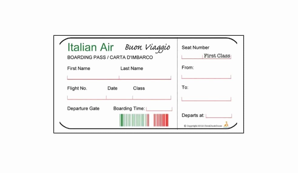 Boarding Pass Template Free New 16 Real &amp; Fake Boarding Pass Templates Free