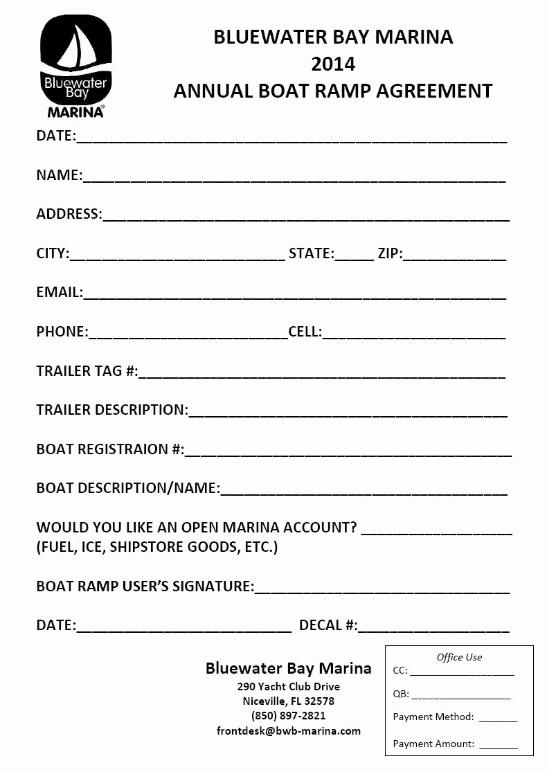 Boat Purchase Agreement Template Fresh 10 Best Of Generic Blank Purchase Agreement House