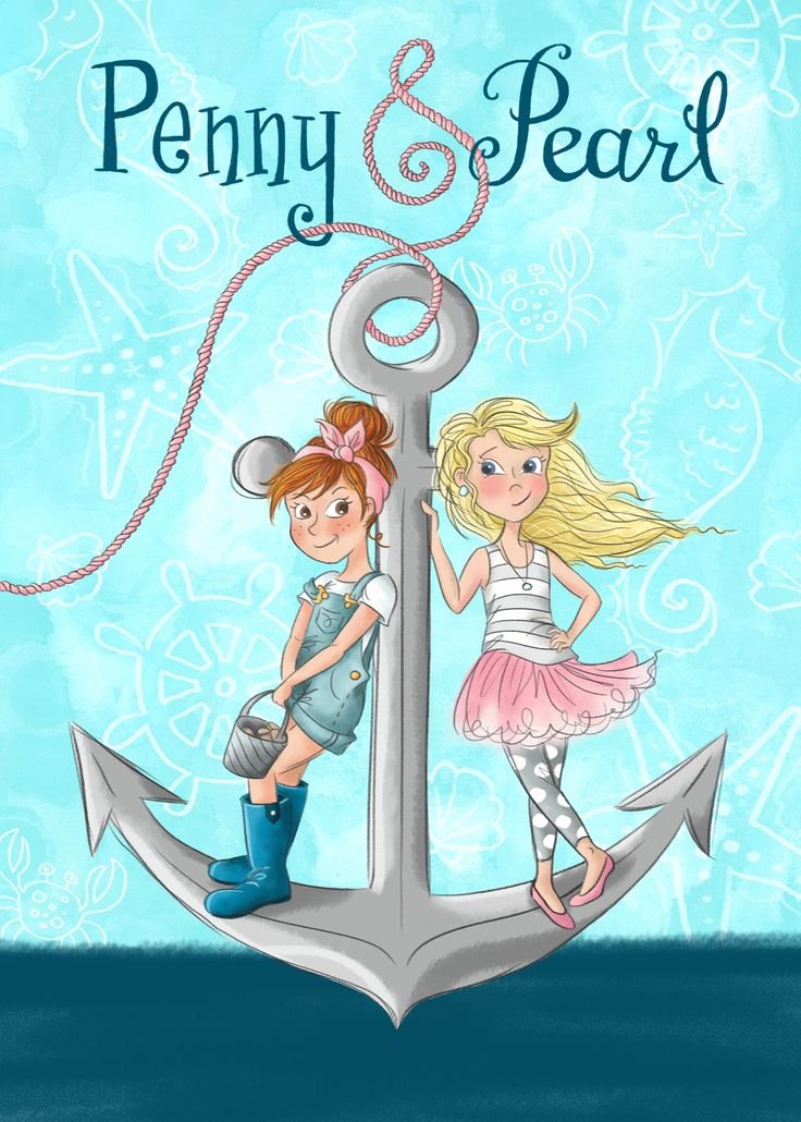 Book Cover Template Illustrator Beautiful Penny &amp; Pearl Book Cover Design Written and Illustrated