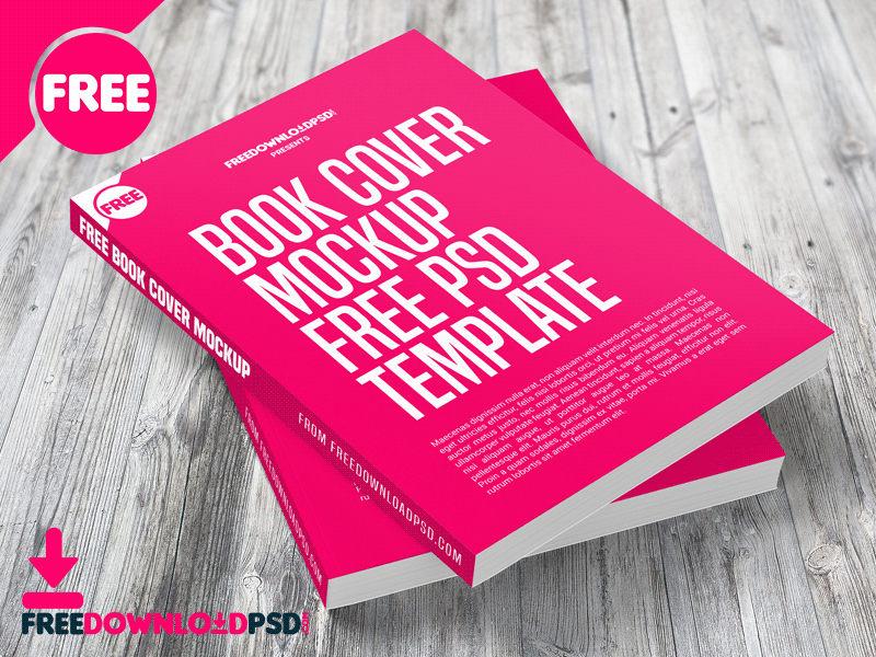 Book Cover Template Photoshop New Book Cover Mockup Free Psd Template by Free Download Psd