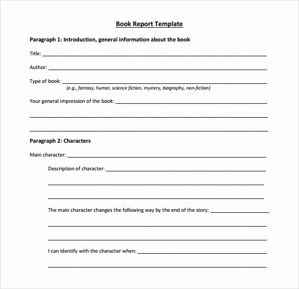 Book Report Outline Template Beautiful 10 Book Report Templates – Free Samples Examples