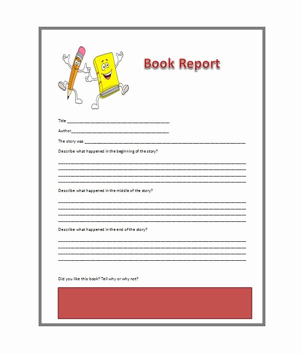 Book Report Outline Template Elegant 30 Book Report Templates &amp; Reading Worksheets