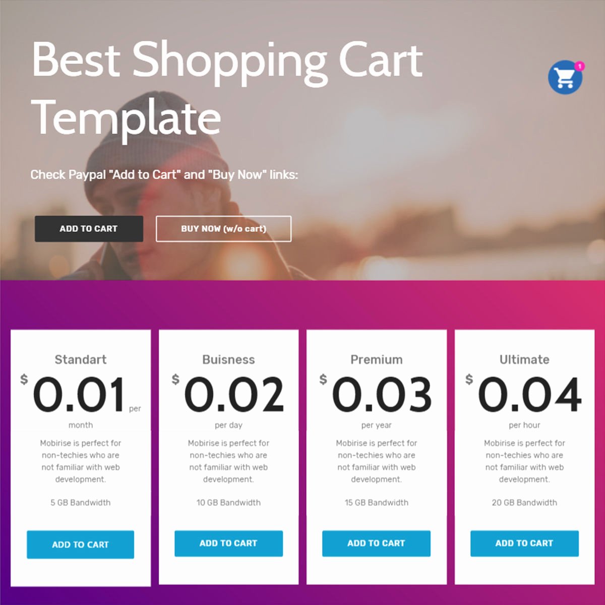 Bootstrap Shopping Cart Template Beautiful Free Bootstrap 4 Template 2019