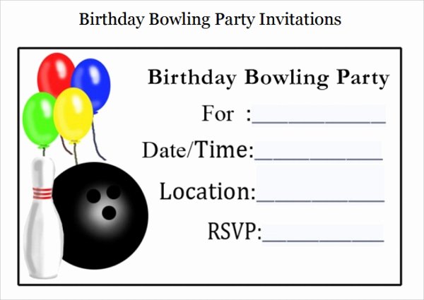 Bowling Invitation Template Free Awesome 10 Bowling Invitation Templates