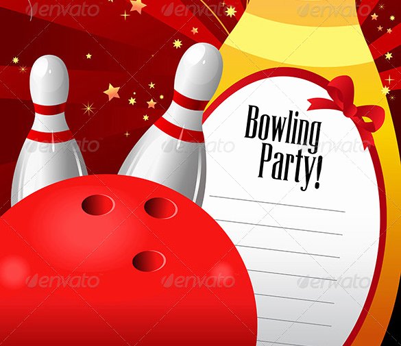 Bowling Party Invitation Template New 24 Outstanding Bowling Invitation Templates &amp; Designs