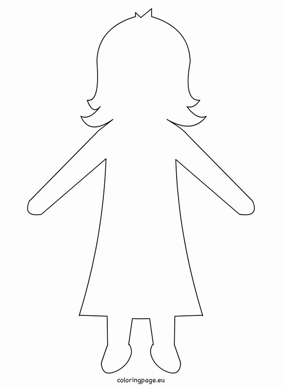 Boy and Girl Template Fresh Printable Girl Paper Doll Template
