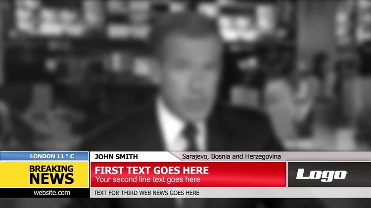 Breaking News Template Free Beautiful Breaking News Graphics Package after Effects Templates