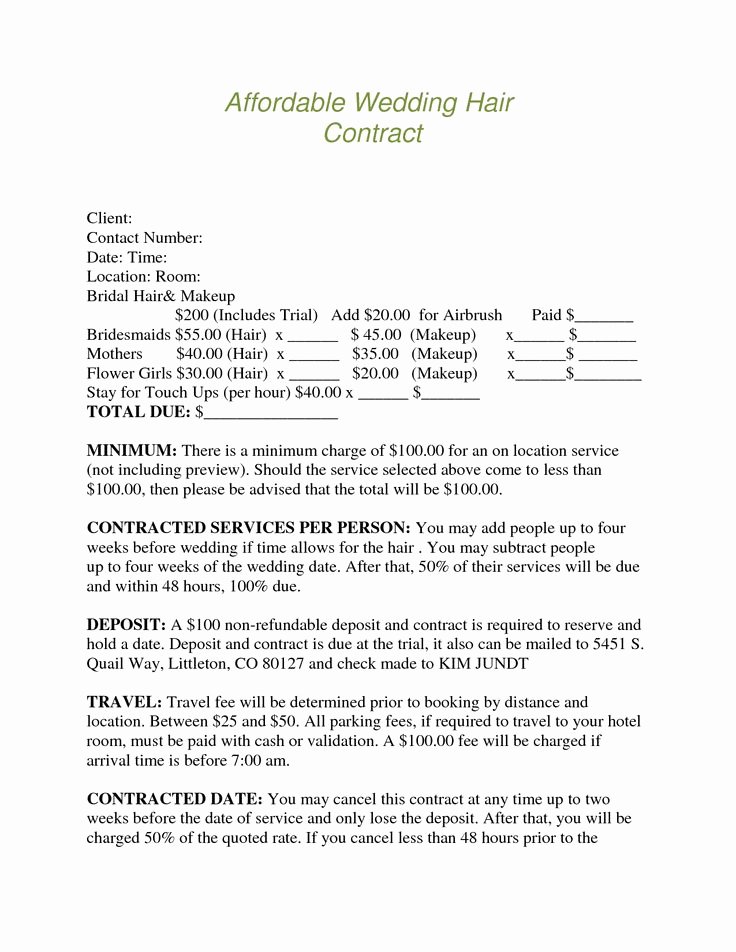 Bridal Makeup Contract Template Lovely 11 Best Ce Upon A Bride Florida Images On Pinterest