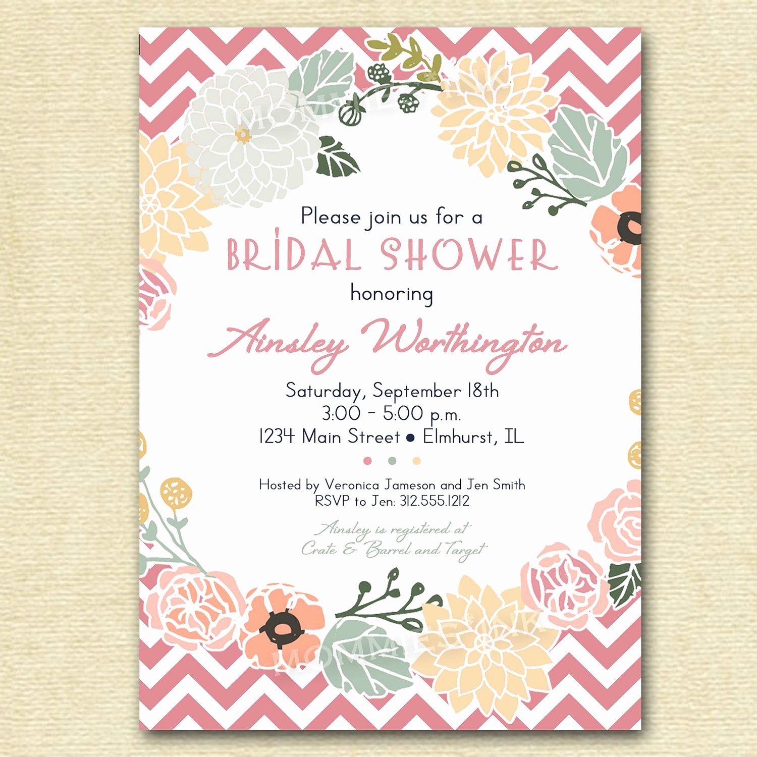Bridal Shower Invite Template Awesome event Invitation Graduation Invitations New Invitation