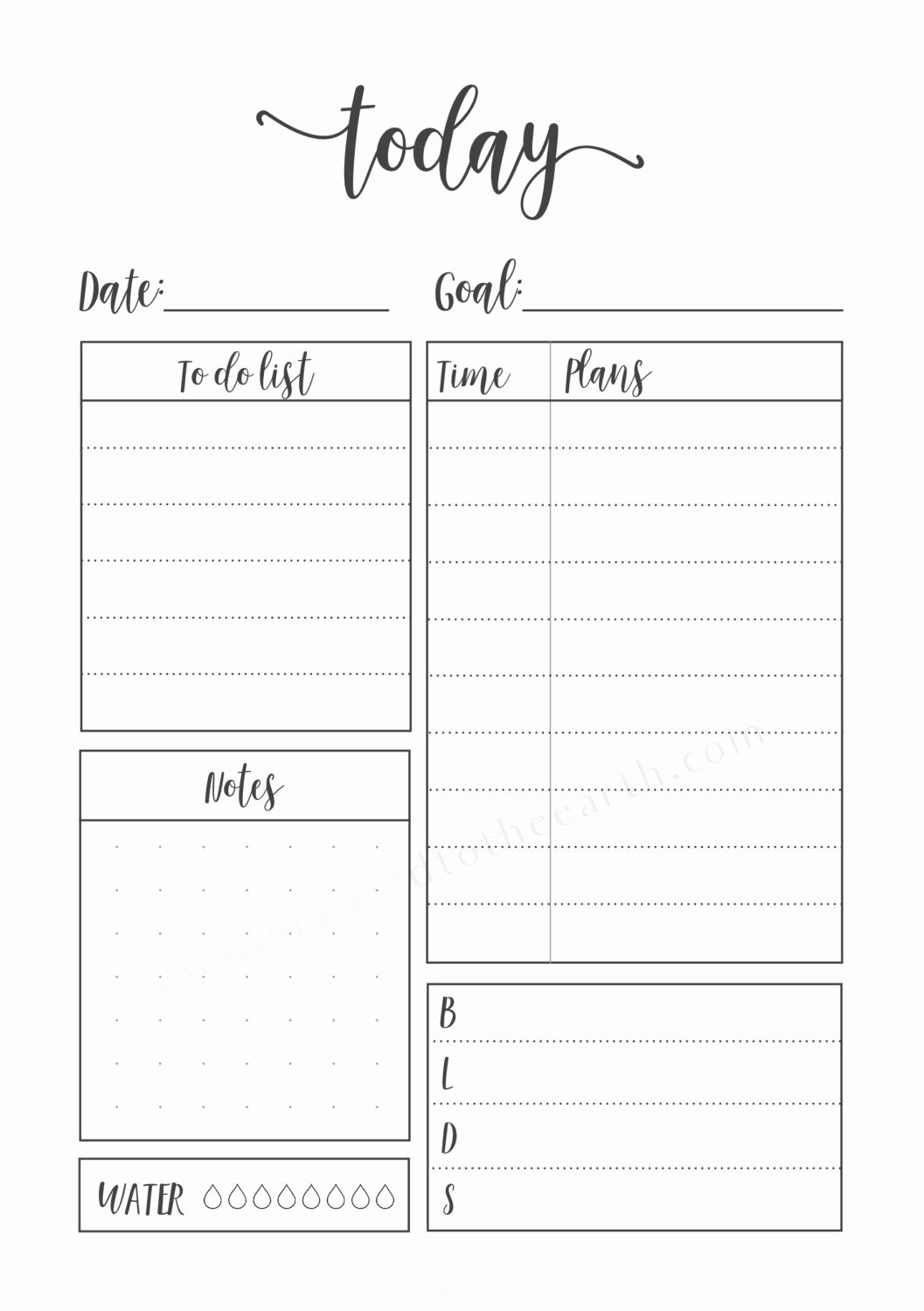 Bullet Journal Pdf Template New Printable Bullet Journal Daily Pages