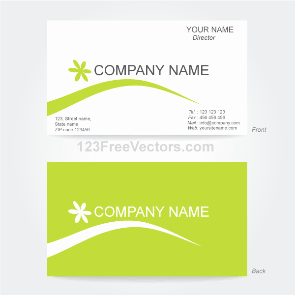 Business Card Ai Template Awesome Business Card Template Illustrator