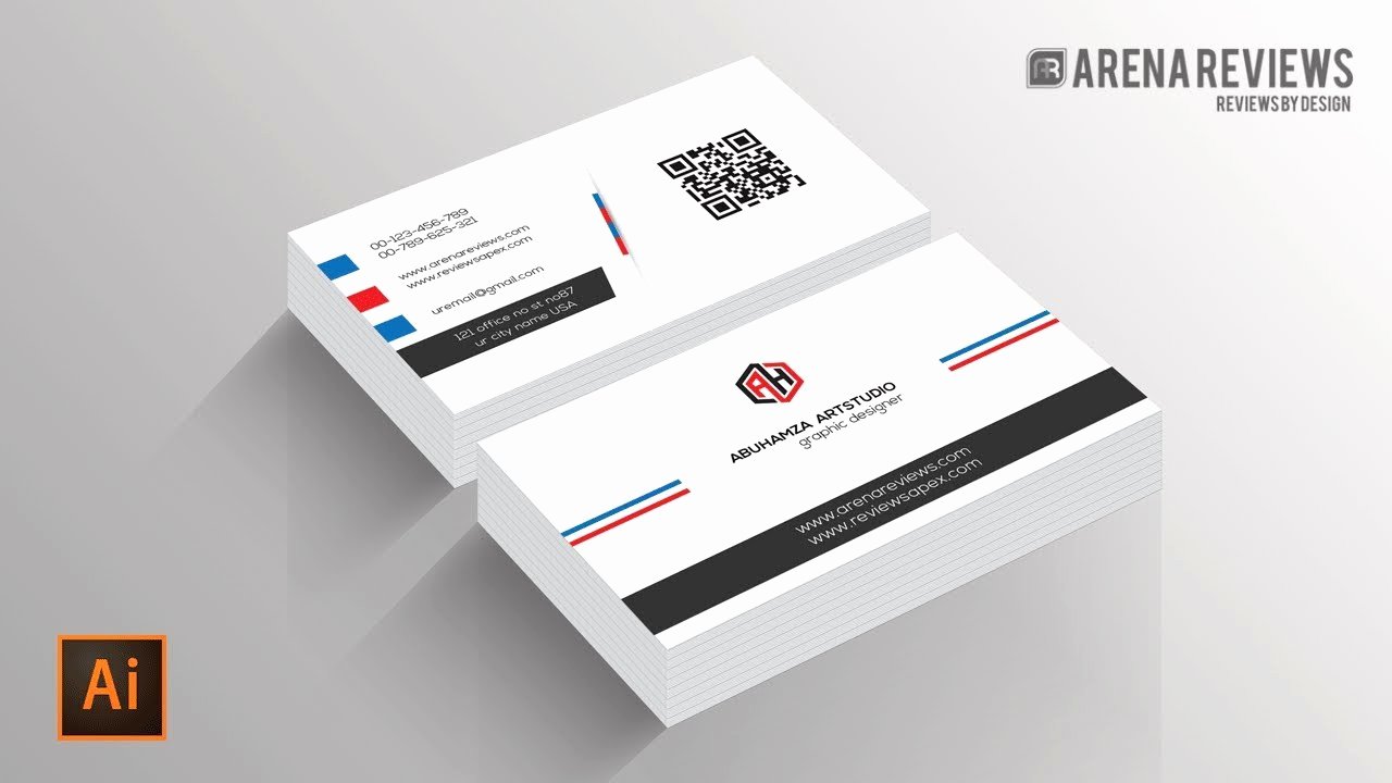 Business Card Ai Template Inspirational How to Design Business Card Template Illustrator Cc