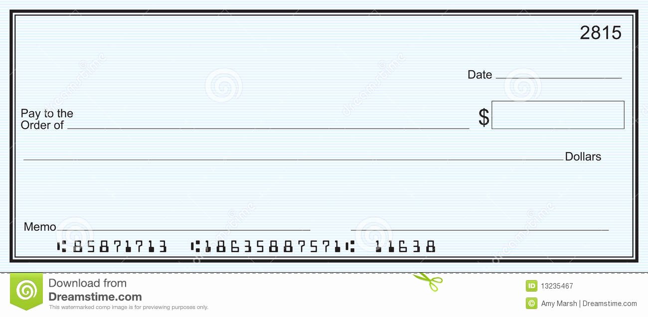 Business Check Template Word Fresh 7 Best Of Printable Personal Blank Check Template