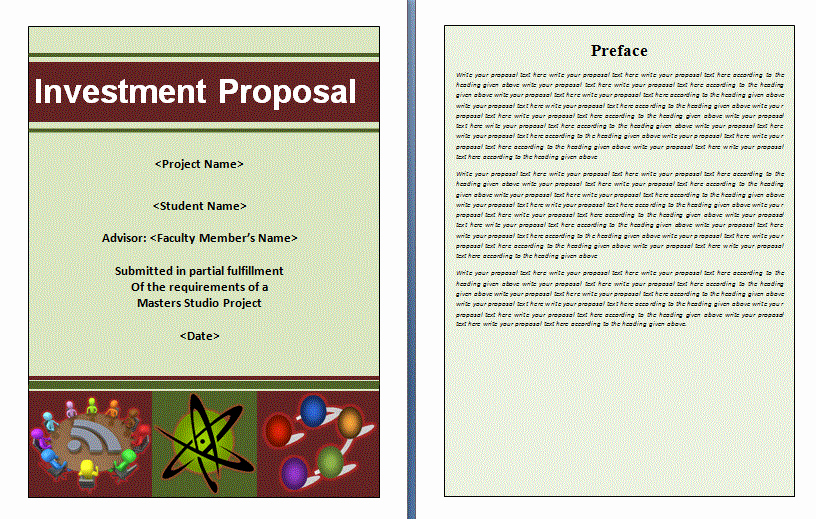 Business Investment Proposal Template Awesome Investment Proposal Template