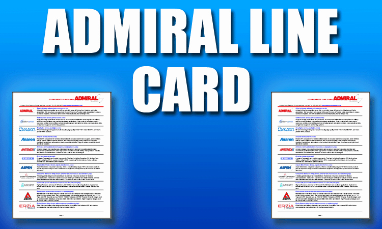 Business Line Card Template New Admiral Microwaves Ltd Homepage Rf and Microwave
