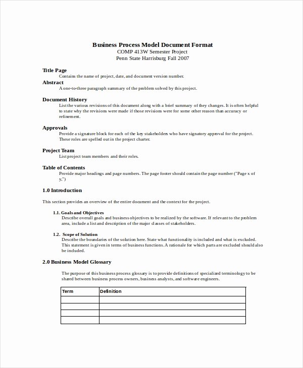 Business Model Template Word Unique Word Business Template 8 Free Word Document Downloads