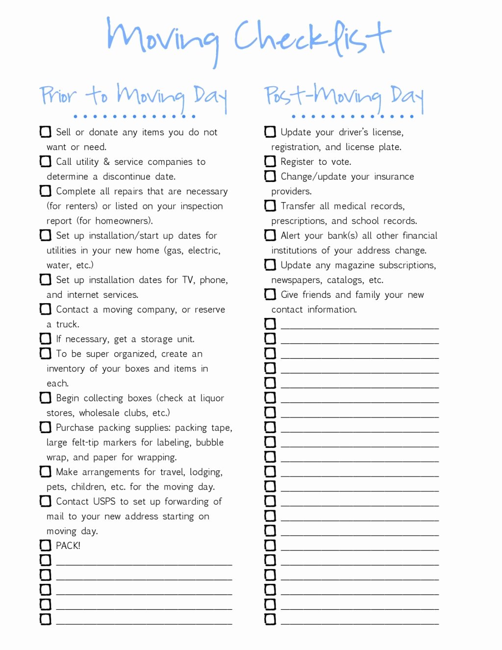 Business Moving Checklist Template Awesome Business Moving Checklist