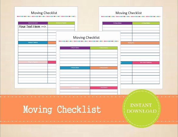 Business Moving Checklist Template Luxury Moving Checklist Template 20 Word Excel Pdf Documents