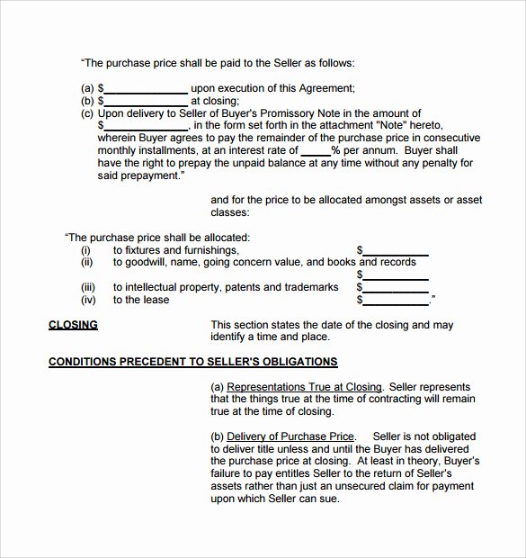 Business Purchase Agreement Template Beautiful 8 Business Purchase Agreement Download for Free