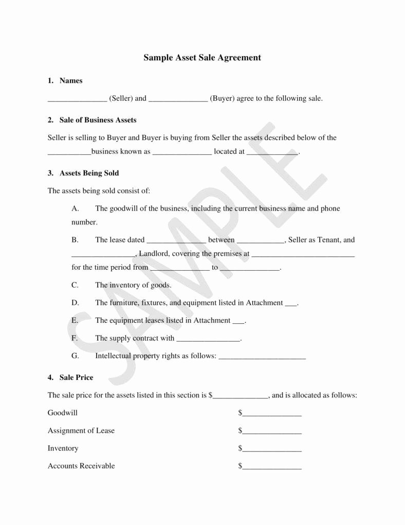 Business Purchase Agreement Template Fresh 5 Restaurant Cafe Bakery Purchase and Sale Agreement