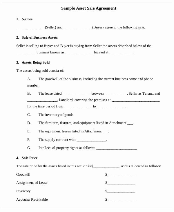 Business Sale Agreement Template Awesome Business Sale Agreement 12 Things that You Never Expect