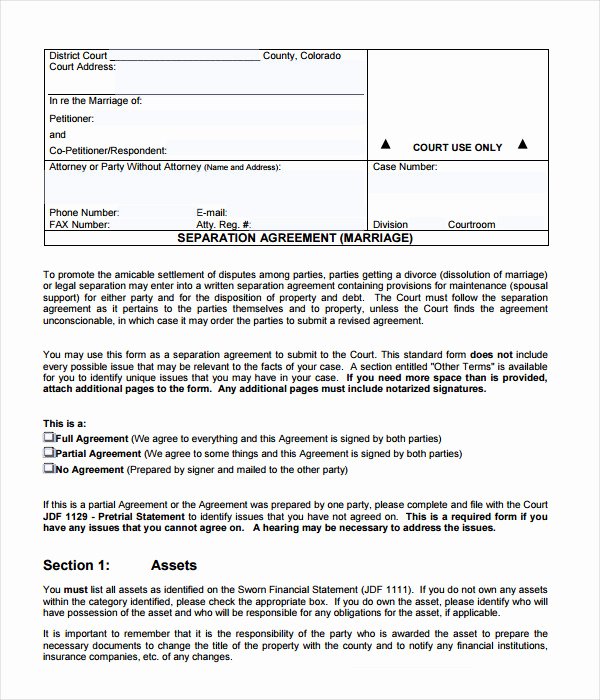 Business Separation Agreement Template Beautiful Agreement Templates 31 Free Word Pdf Documents Download