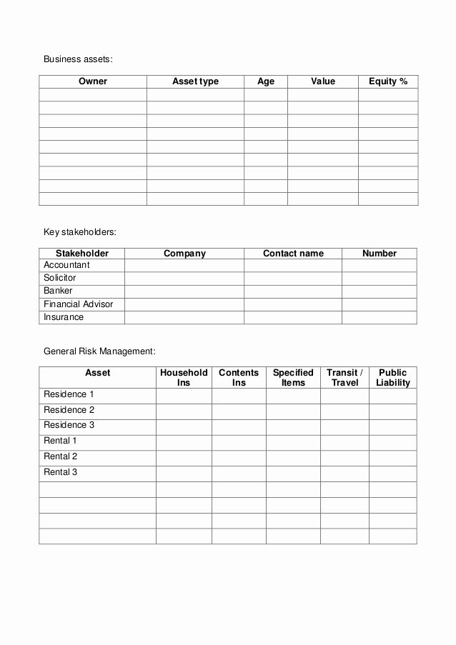 Business Succession Plan Template Best Of Succession Planning Information Template